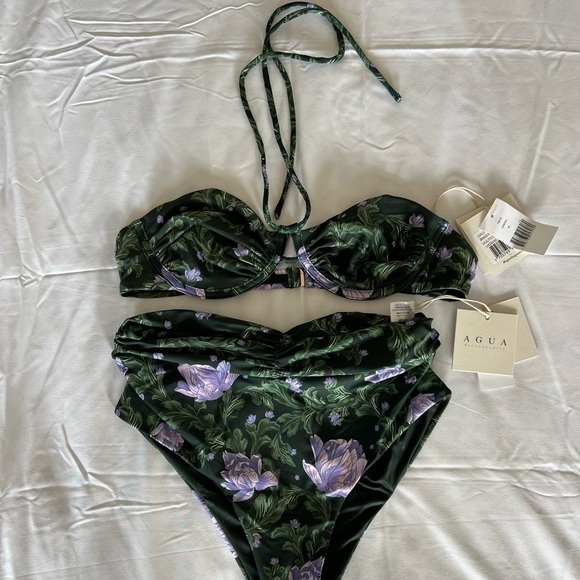 Agua by Agua Bendita Bronce Halterneck Bikini Top & Bottom Set - Picture 5 of 10
